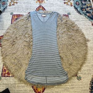 Anthropologie Saturday Sunday knit striped dress size large